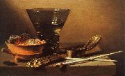 Petrus Christus Still Life with Wine and Smoking Implements Spain oil painting artist